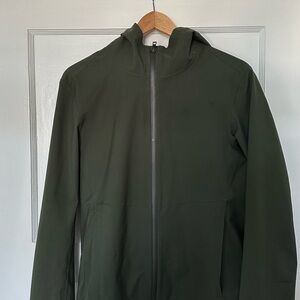 Uniqlo Olive Green Hooded Zip Jacket – Size XS